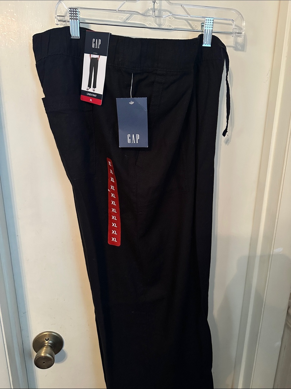 GAP Women’s Black Linen Pants NWT Size XL